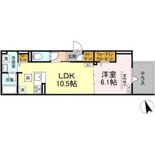 グラナーデ成城学園前A【1階】の間取り