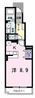 クローバー I【1階】の間取り