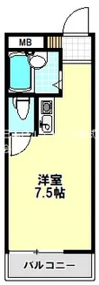 SENSE富田林【1階】の間取り