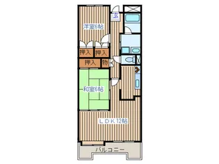 菊田参番館【5階】の間取り