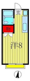 エステートピア大村【1階】の間取り