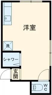 鈴大アパート【1階】の間取り