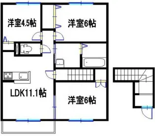 サンガーデン西井ノ口【2階】の間取り
