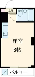 アシスト水戸マンション【4階】の間取り