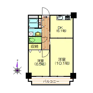 モルティ【2階】の間取り
