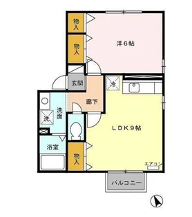 ウィルモア御所野【2階】の間取り