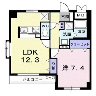 パストラール レジデンス【4階】の間取り