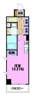 ラミューズ宇都宮【5階】の間取り