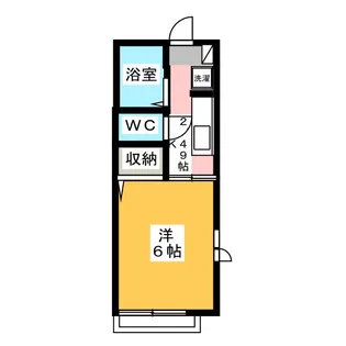 アラメゾンB【2階】の間取り