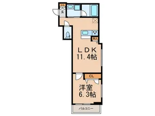 ローズメゾン桜新町【2階】の間取り