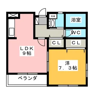 ル・リオン浜北【3階】の間取り