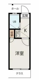 シャルマン生田I【1階】の間取り