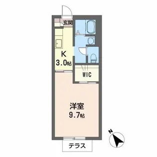 Peace tribeA【1階】の間取り