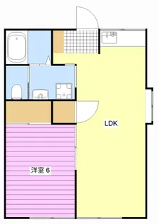 サンキョウハイツ【1階】の間取り