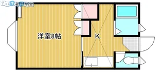 パルシェ万代【2階】の間取り