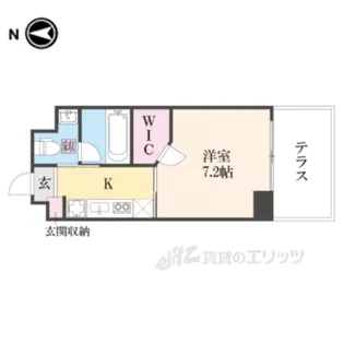 フクダ不動産新大宮マンション【4階】の間取り