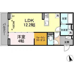 グランディールN【3階】の間取り