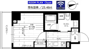 グランドコンシェルジュ大森【7階】の間取り