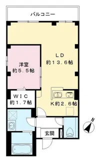 オンドワ ミュゾン M 東麻布【2階】の間取り