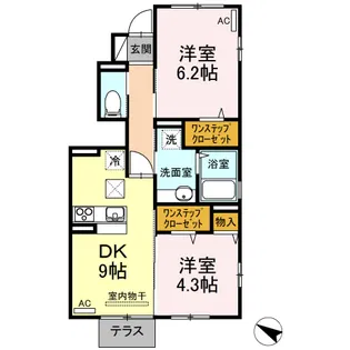 みつばちIV【1階】の間取り