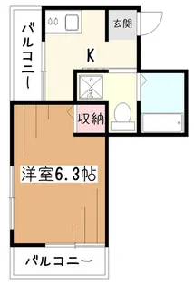 マカナレア【2階】の間取り