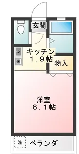 コーポ小野【2階】の間取り