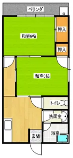 上野ビル【2階】の間取り