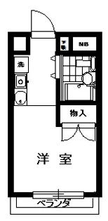 三旺マンション【4階】の間取り