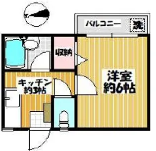 ハイツブリック【2階】の間取り