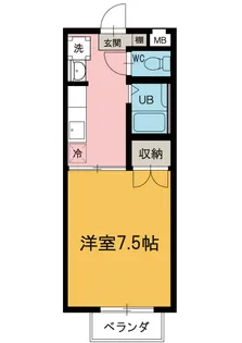 アムール南加木屋【2階】の間取り