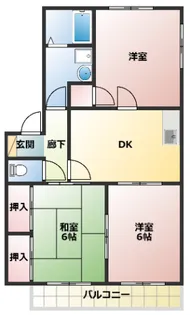 パストラルますだ B【2階】の間取り