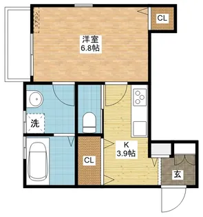 Signpostジラソーレ【1階】の間取り