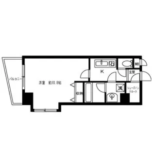 パレステュディオ虎ノ門【2階】の間取り