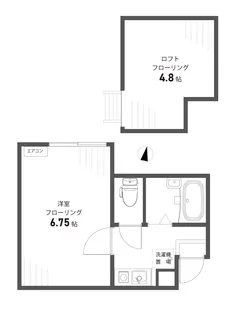 メゾンソレイユ壱番館【1階】の間取り