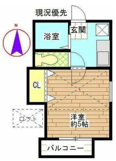 キャトルセゾン陽光台【2階】の間取り