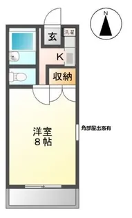 ハーヴェスト中平【3階】の間取り