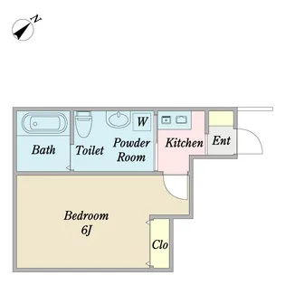 ウエストハイム越谷【1階】の間取り