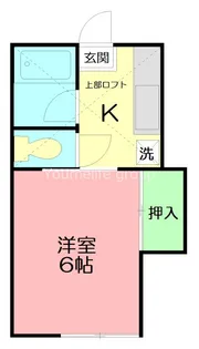 ビラ山富士【2階】の間取り