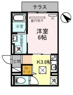 RIHITO堺東【3階】の間取り