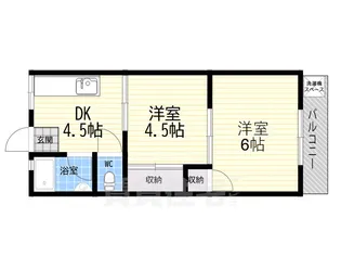 寿コーポ【3階】の間取り
