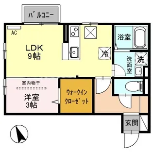 エミグランドC【1階】の間取り