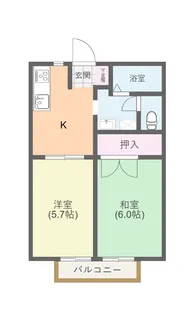 リヴェール【2階】の間取り
