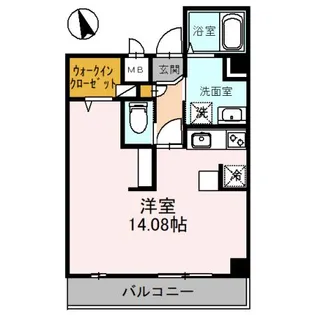 大阪府堺市西区浜寺石津町西4【アパート】の間取り