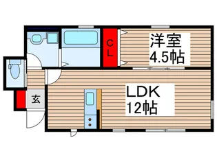 ハミングバード【1階】の間取り