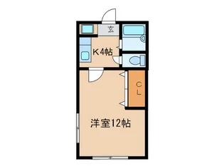 グリーンハイツ【2階】の間取り