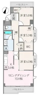 ライオンズマンション宮前平第7【2階】の間取り