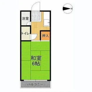 レジデンス中村B【2階】の間取り