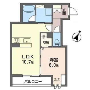 ReOrient Kakamino【3階】の間取り