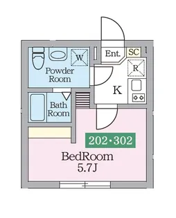Reberty田端【2階】の間取り