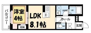 リーブルファイン大袋駅前【4階】の間取り